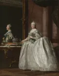 Вигилиус Эриксен. Портрет Екатерины II перед зеркалом. Между 1762 и 1764