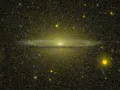 Галактика Сомбреро в ультрафиолетовом диапазоне