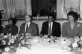 Президенты Дидье Рацирака и Франсуа Миттеран на банкете в честь визита делегации Мадагаскара во Францию. 25 февраля 1986
