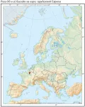 Река Об и её бассейн на карте зарубежной Европы
