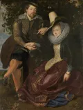 Питер Пауль Рубенс. Рубенс и Изабелла Брант в беседке из жимолости. Ок. 1609–1610