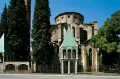 Апсида церкви Сан-Франческо (1236–1263) и надгробия преподавателей Болонского университета 13–14 вв.