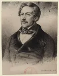 Мари-Александр Алоф. Портрет Гаэтано Доницетти. 1850
