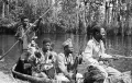 Ангольские партизаны переправляются через реку. Лето 1970