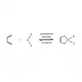 Хелетропное присоединение молекулы AXY к молекуле диена и реакция экструзии