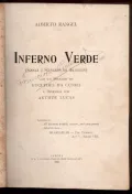 Alberto Rangel. Inferno Verde. Genova, 1908 (Альберто Ранжел. Зелёный ад). Титульный лист
