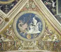 Перуджино. Сатурн. Фреска. 1496–1500