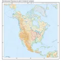 Центральные равнины на карте Северной Америки