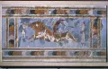 Акробаты с быком. Фреска из Кносского дворца (Крит)