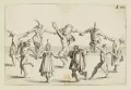 Жак Калло. Персонажи комедии дель арте. Из серии «Каприччи». 1621–1622
