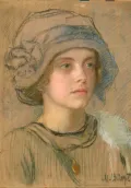 Мария Шретер. Портрет Веры Аренс. 1910-е гг.