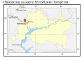 Иннополис на карте Республики Татарстан