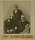 Анатолий Константинович Лядов, Александр Константинович Глазунов, Николай Андреевич Римский-Корсаков (слева направо).