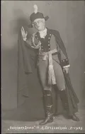 Николай Печковский  в партии Германа в опере «Пиковая дама» П. И. Чайковского. Конец 1920-х гг.