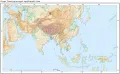 Озеро Улюнгур на карте зарубежной Азии