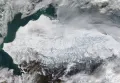Хребет Брукс (штат Аляска, США). Вид из космоса