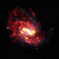 Радиоизлучение галактики NGC 4254