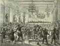 Либеральный конгресс 14 июня 1846, состоявшийся в Готическом зале мэрии Брюсселя