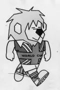 Талисман Восьмого чемпионата мира по футболу – лев Вилли