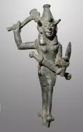 Бронзовая фигурка ханаанейского бога войны Ваала. 12 в. до н. э.