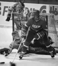 Сергей Капустин во время матча. 1985