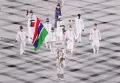 Олимпийская сборная Гамбии на открытии Олимпийских игр в Токио. 2021