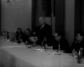 Никита Хрущёв выступает перед представителями творческой интеллигенции в Доме приёмов ЦК КПСС на Ленинских горах. 1962