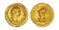 Ауреус Домициана, золото. Рим. 82