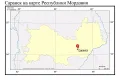 Саранск на карте Республики Мордовия
