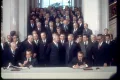 Президент США Ричард Никсон и генеральный секретарь ЦК КПСС Леонид Брежнев подписывают Договор об ограничении систем ПРО. Москва. 1972