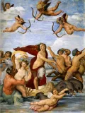 Рафаэль. Триумф Галатеи. Ок. 1512–1514. Фреска Виллы Фарнезина, Рим