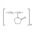 Структурная формула поливинилпирролидона