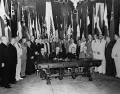 Церемония подписания Декларации Объединённых Наций