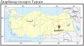 Диярбакыр на карте Турции
