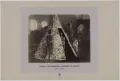 Группа лесных тунгусов около берестяной юрты. Экспозиция Всероссийской этнографической выставки. Москва. 1867