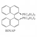 Структурная формула 2,2'-бис-(дифенилфосфино)-1,1'-бинафтила