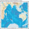 Архипелаг Кергелен на карте Индийского океана