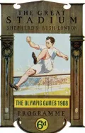 Обложка программы летних Олимпийских игр. Дизайнер: A. S. Cope. 1908