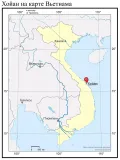 Хойан на карте Вьетнама