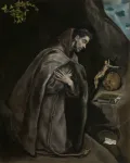 Эль Греко. Святой Франциск в молитве перед распятием. Ок. 1595–1600