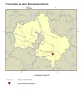 Ростиславль на карте Московской области