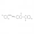 Получение тиоиндигоидного красителя действием Na₂Sₓ на орто-галогенсодержащие ацетофеноны