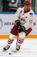 Сергей Шепелев во время матча хоккейного турнира «Кубок легенд». 2016
