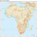 Кару на карте Африки