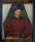 Жан Фуке. Портрет Карла VII. 1440–1460