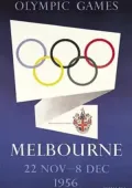 Плакат Игр XVI Олимпиады