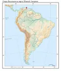 Озеро Валенсия на карте Южной Америки