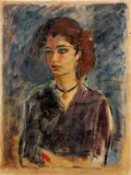 Джавад Салим. Портрет Лямийи Аббас Имары. 1949