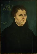 Лукас Кранах Старший. Портрет Мартина Лютера. 1526