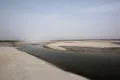 Река Инд за пределами Хайдарабада в Пакистане
